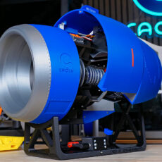 3D-Printed Electric Turbofan Model