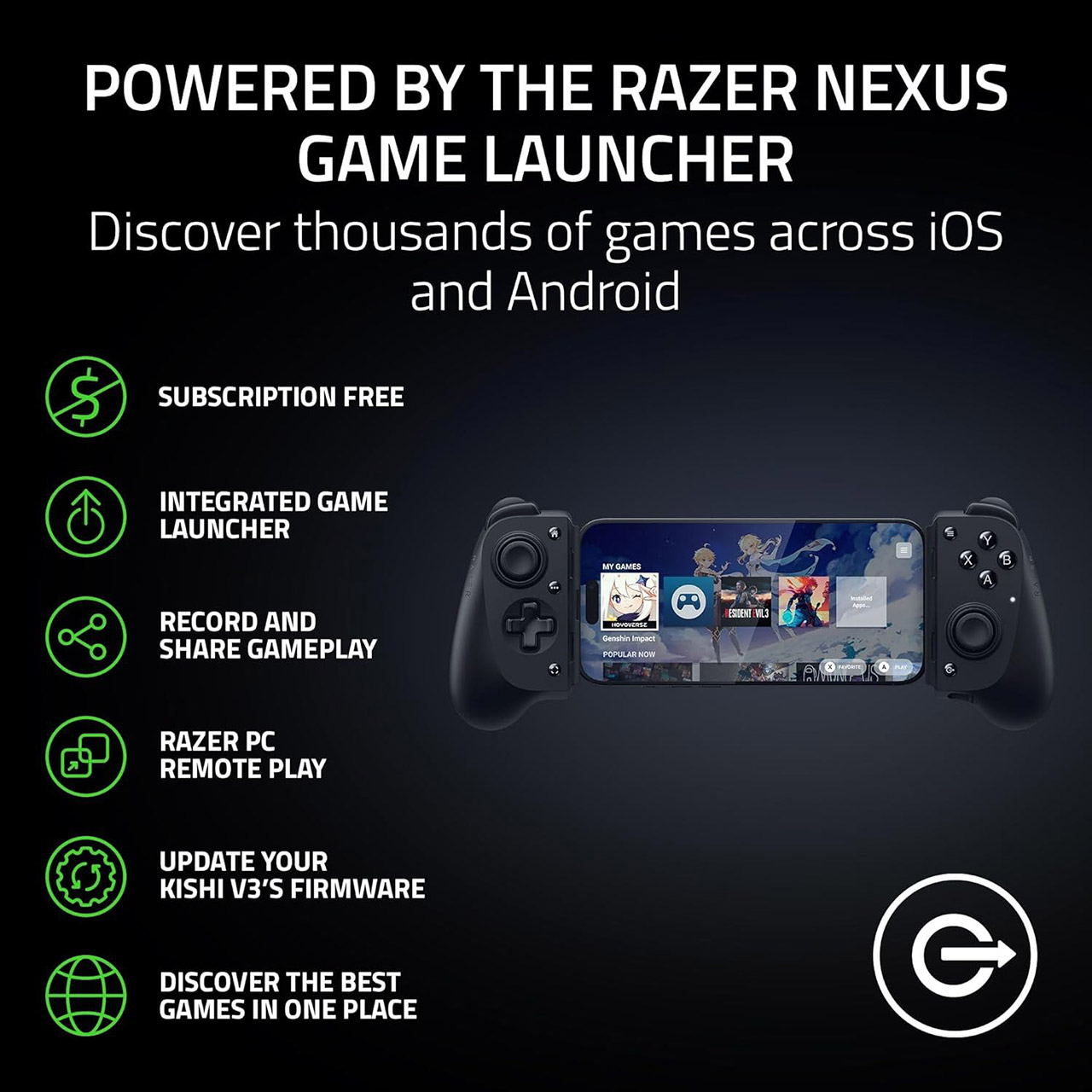 Razer Kishi V3 iPhone Android Game Controller