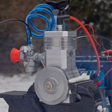 Homemade DIY Billet Aluminum Two-Stroke Engine