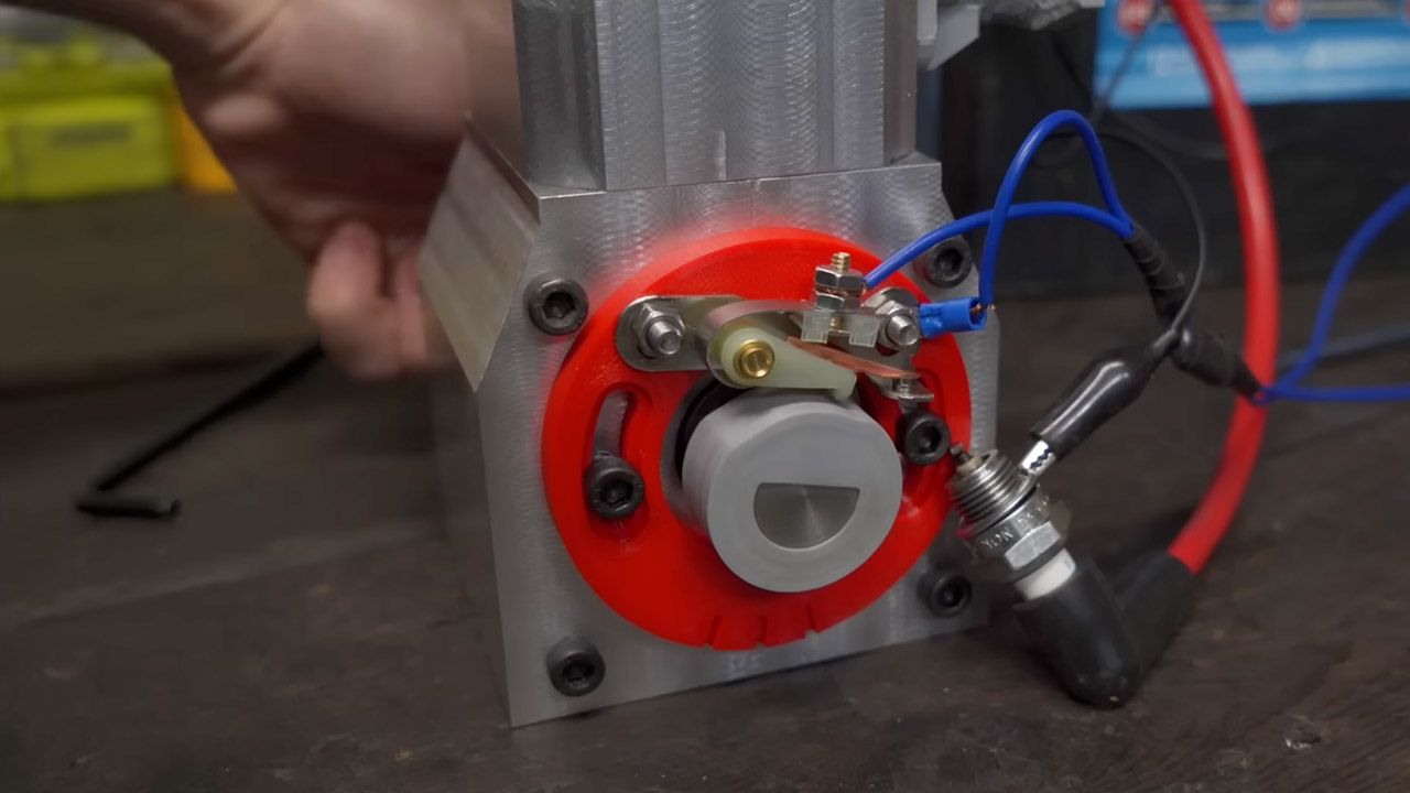 Homemade DIY Billet Aluminum Two-Stroke Engine