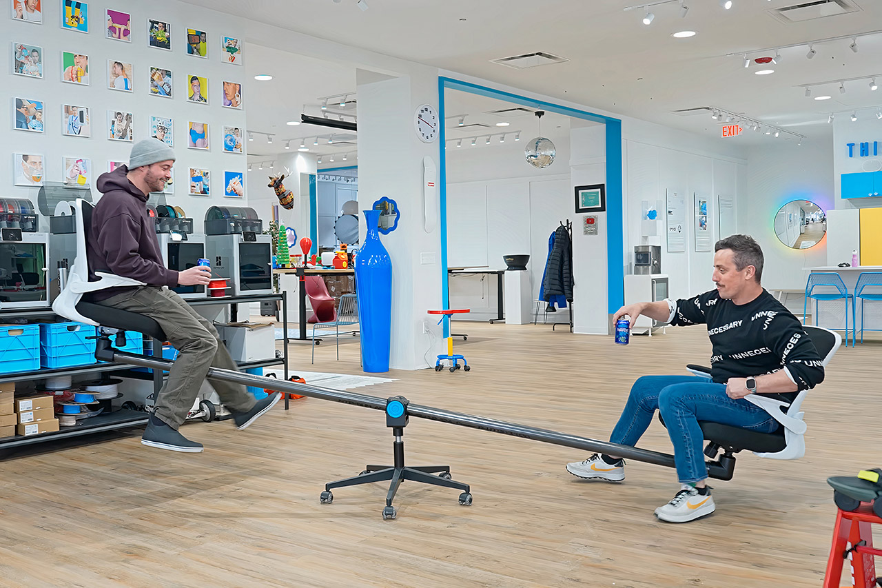 Unnecessary Inventions Seesaw Chairs Office