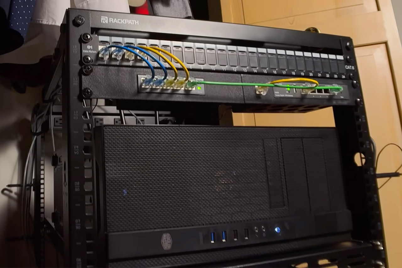 Mini Data Center Closet