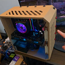 Over-Engineered DIY Cardboard PC Case