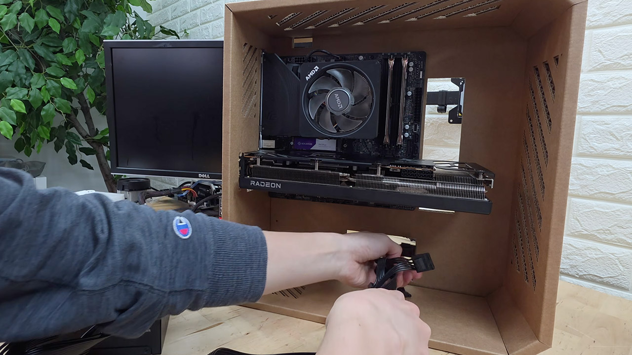 Over-Engineered DIY Cardboard PC Case