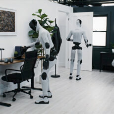 Figure F.03 Humanoid Robot Helix Making Bed