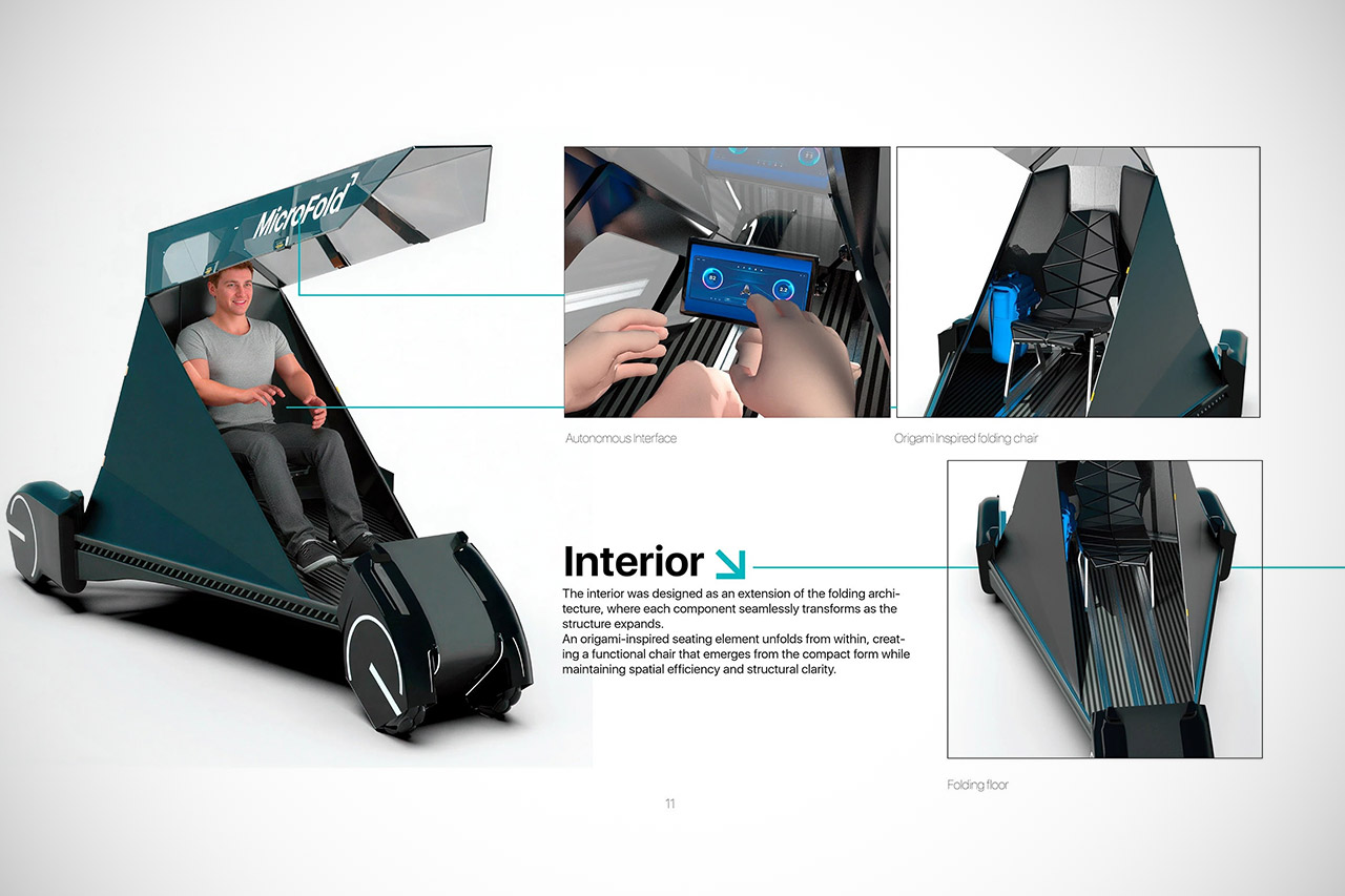 MicroFold Concept Commuter Car Electric