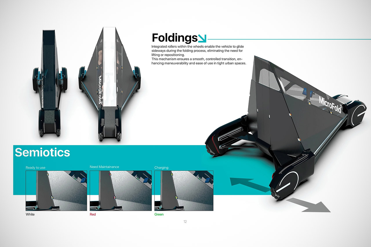 MicroFold Concept Commuter Car Electric