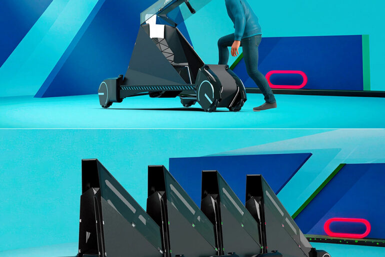 MicroFold Concept Commuter Car Electric