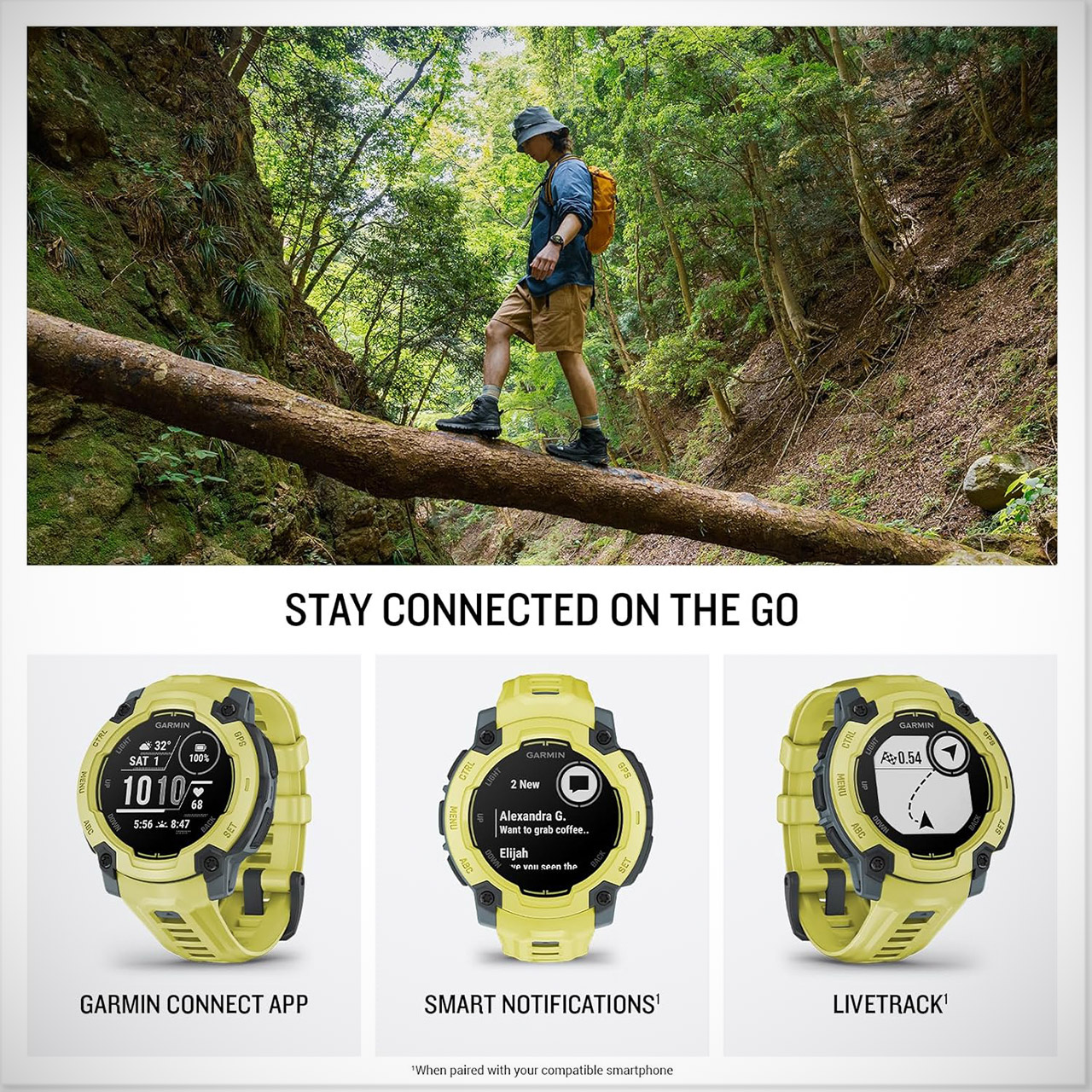 Garmin Instinct E Rugged GPS Smartwatch