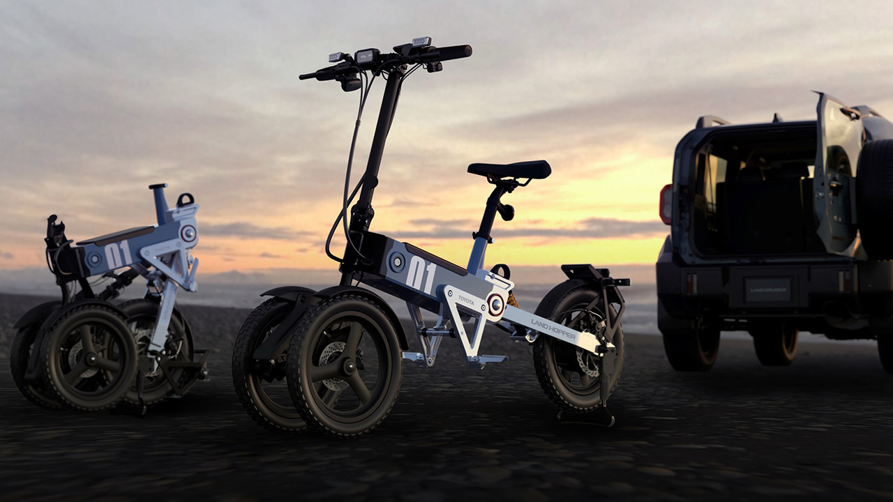 Toyota Land Hopper Three-Wheeled Electric Personal Mobility Concept