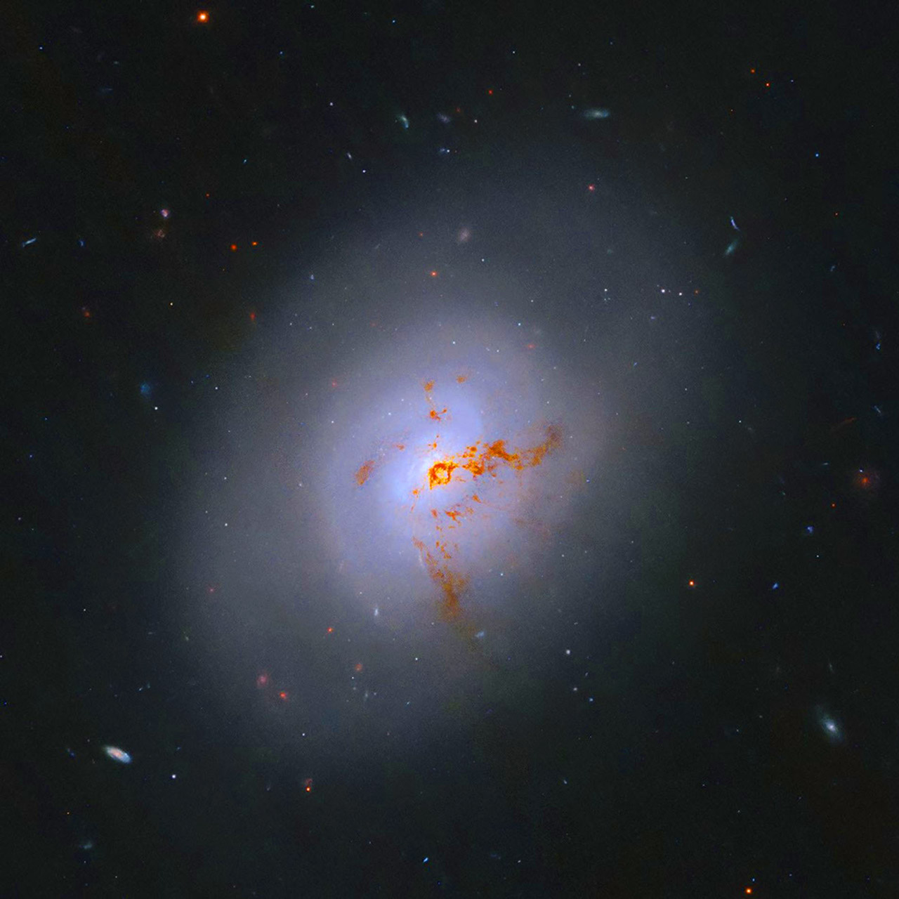 NASA Hubble NGC 1266 Lenticular Galaxy