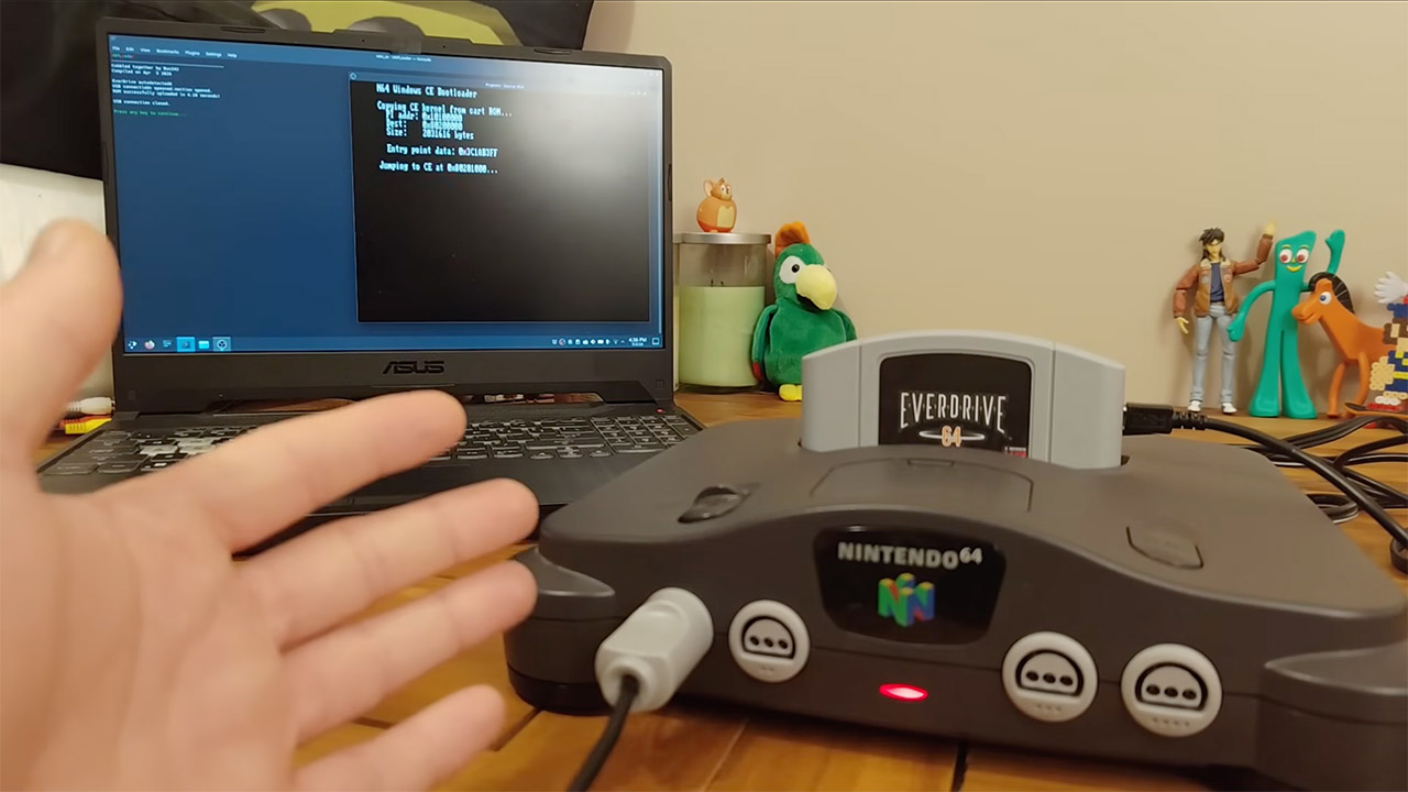 Running Windows CE N64 Nintendo N64