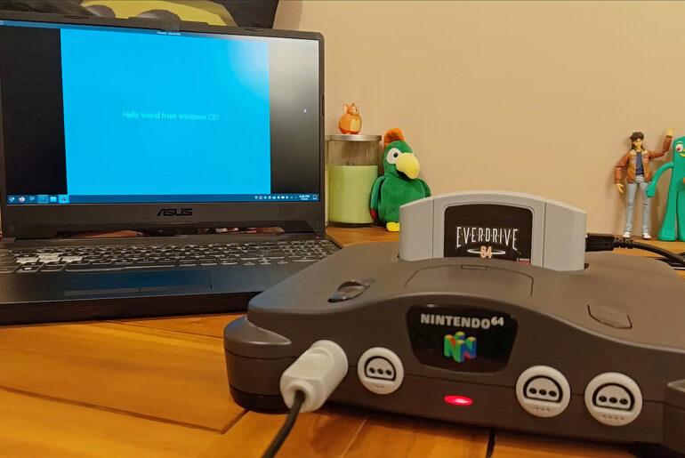 Running Windows CE N64 Nintendo N64