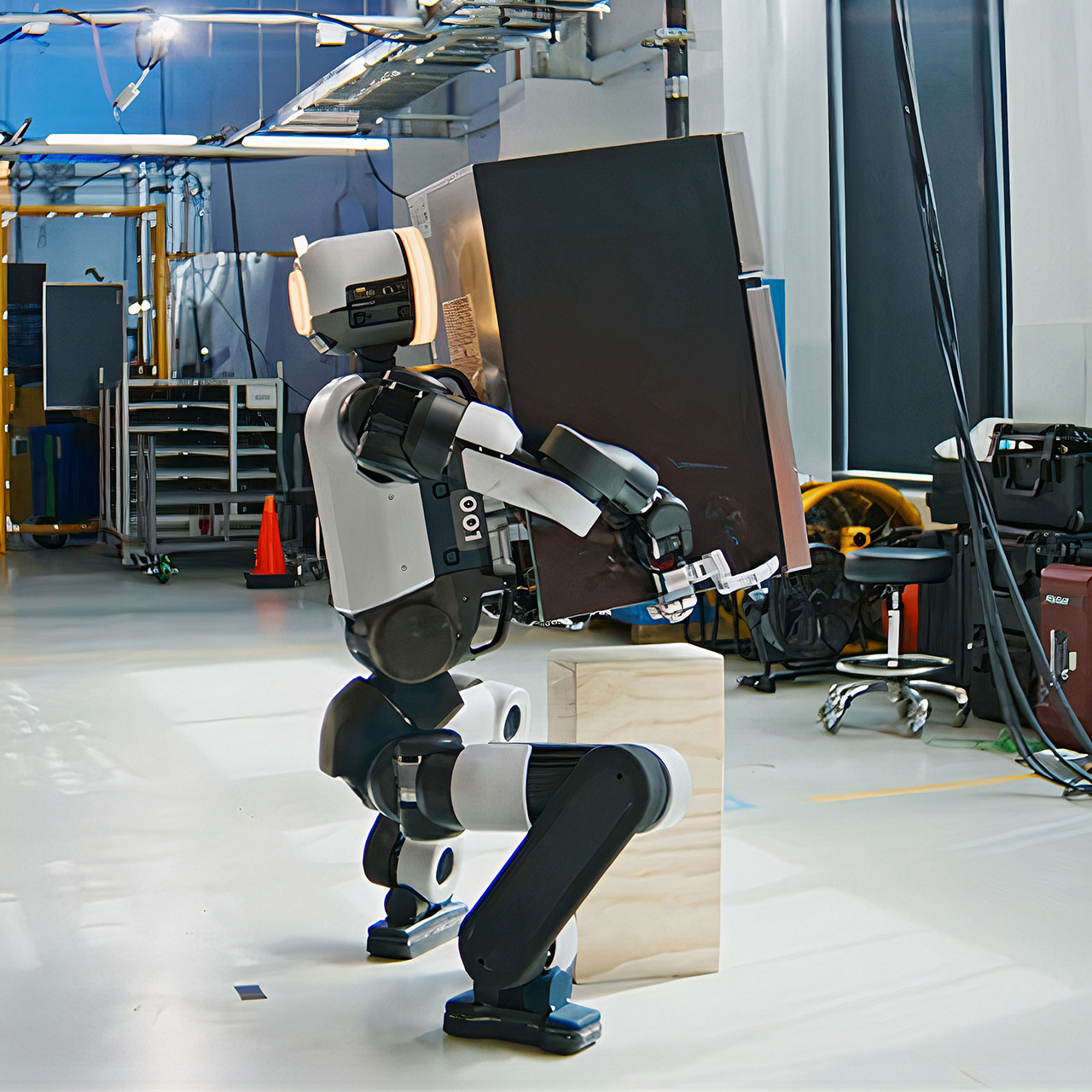 Boston Dynamics Training New Atlas Robot