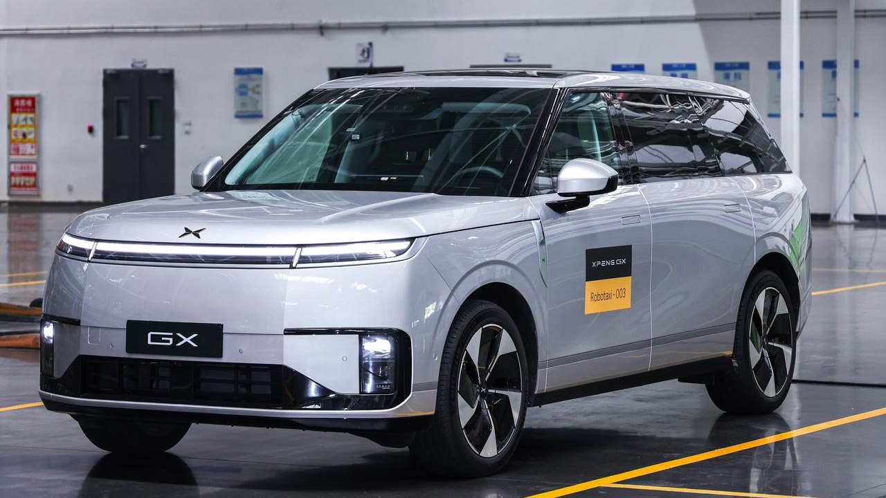 XPeng GX First Production Robotaxi Factory
