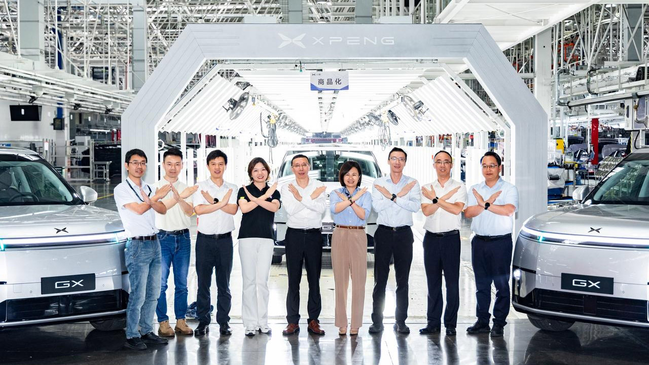 XPeng GX First Production Robotaxi Factory