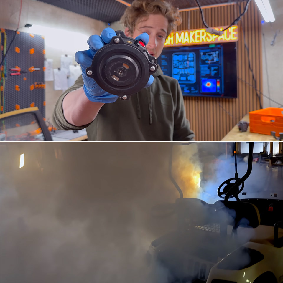 Real-Life Batman Smoke Gadget