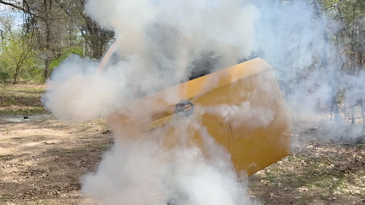 Real-Life Batman Smoke Gadget