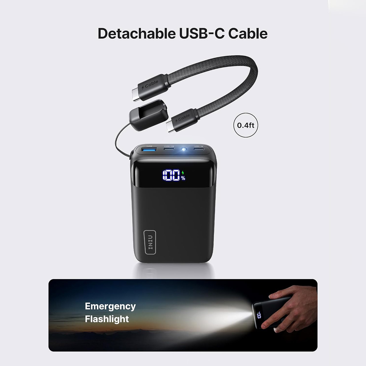 INIU 20,000mAh Power Bank Smallest