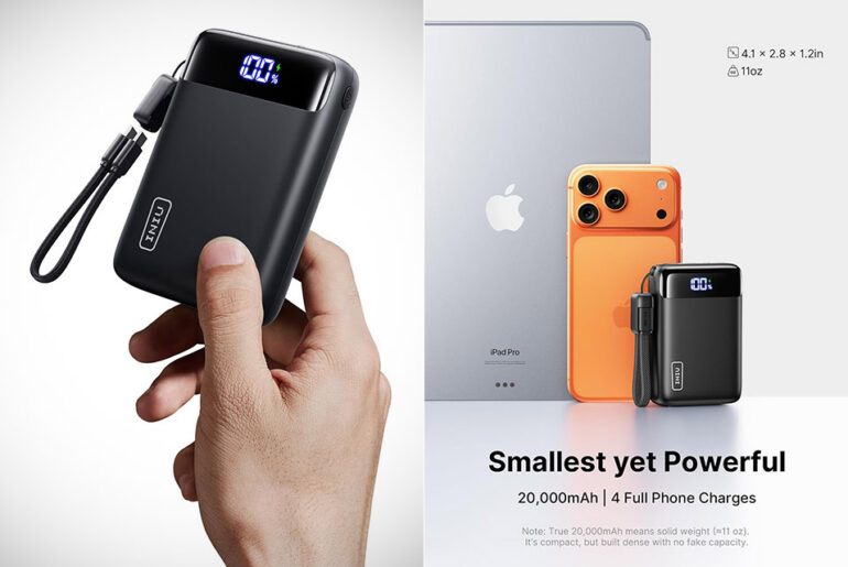 INIU 20,000mAh Power Bank Smallest