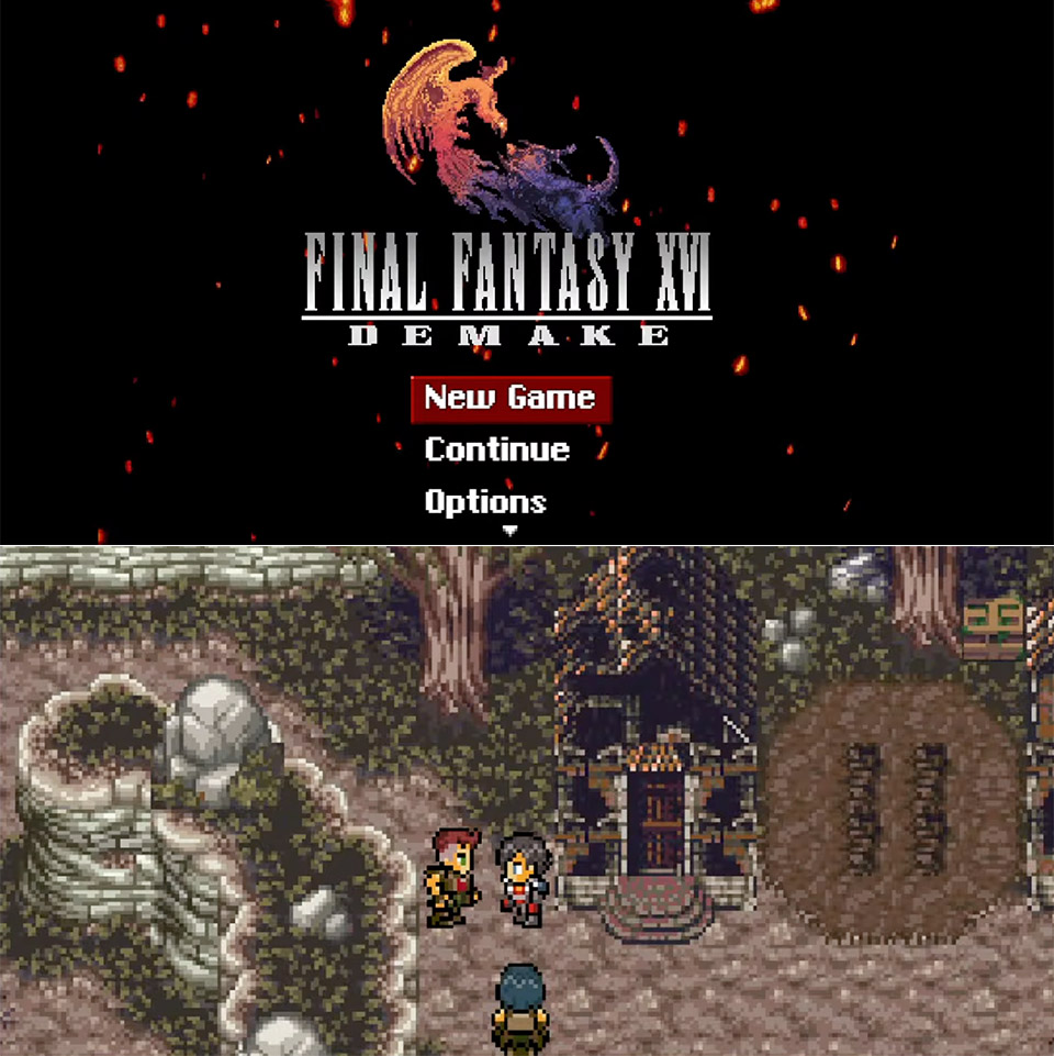 Final Fantasy 16 Demake Super Nintendo SNES