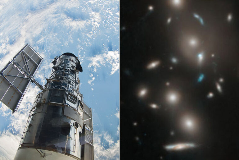 Hubble Space Telescope Galaxy Cluster Macs