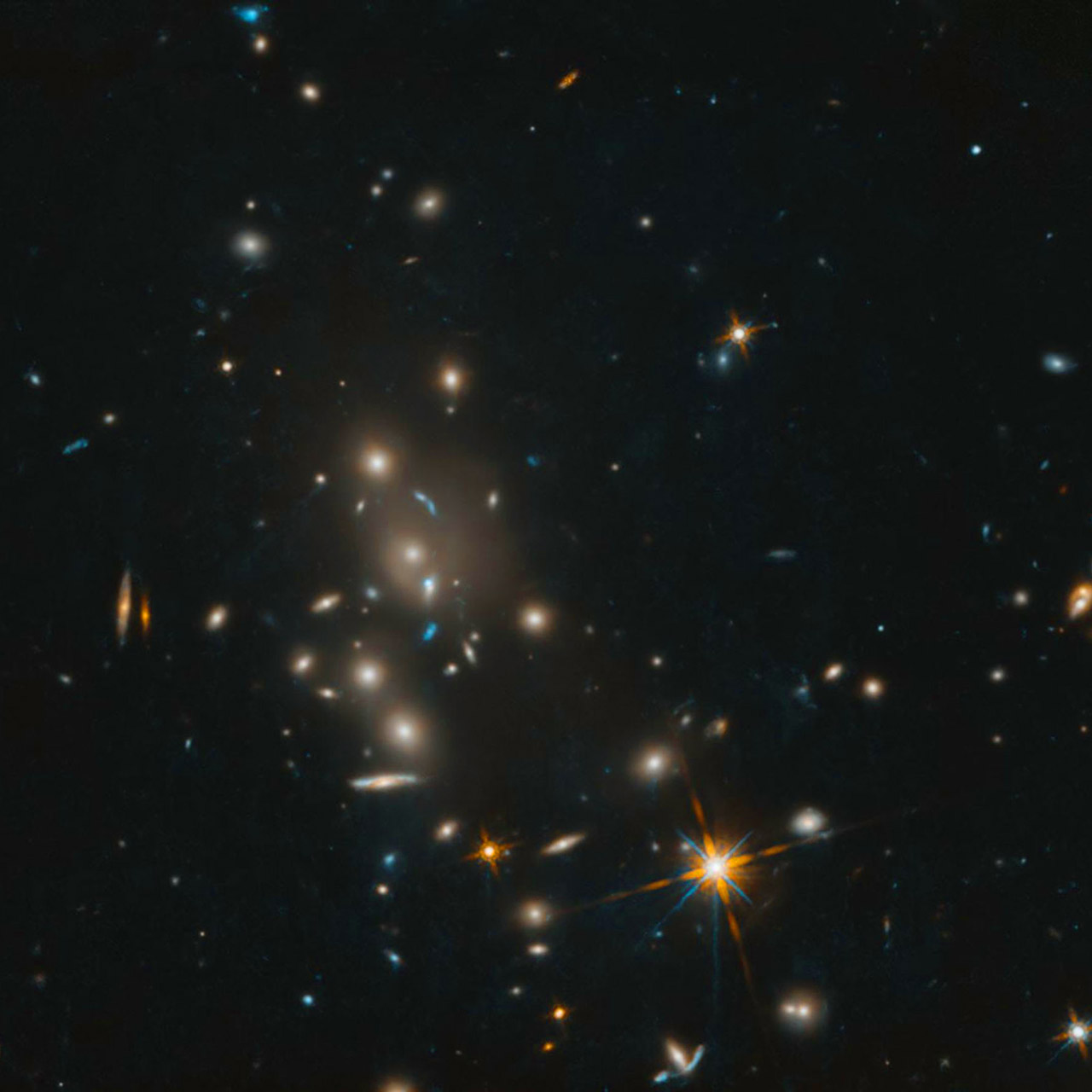 Hubble Space Telescope Galaxy Cluster Macs