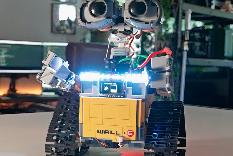 Remote-Controlled LEGO Wall-E Robot
