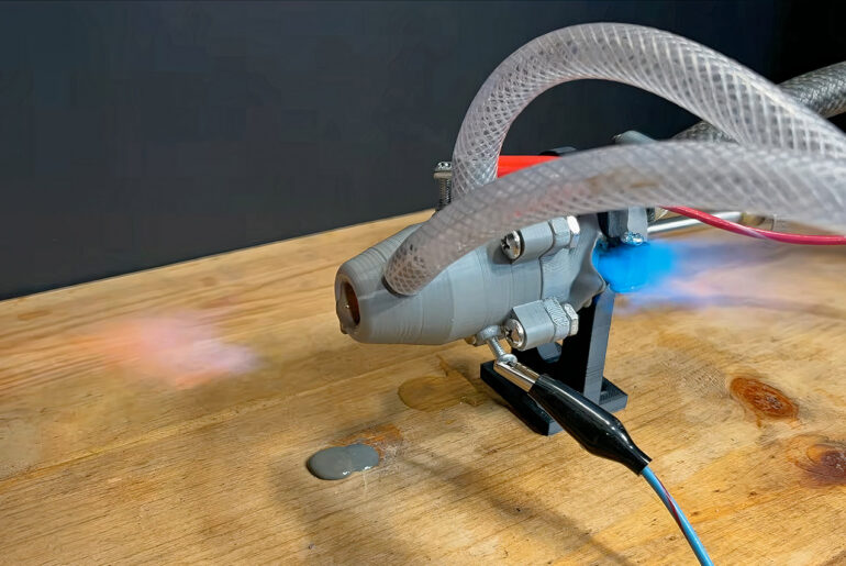 3D-Printed Water-Cooled Rocket engine Project Build