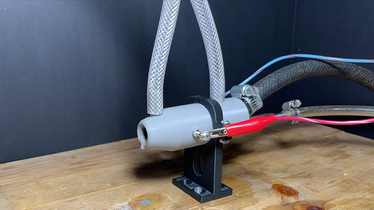 3D-Printed Water-Cooled Rocket Engine Project Build