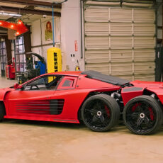 Gas Monkey Garage Six-Wheeled Ferrari Testarossa F6