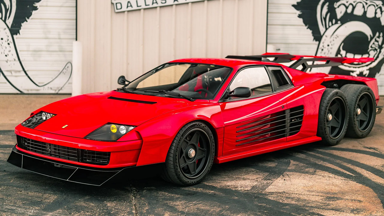 Gas Monkey Garage Six-Wheeled Ferrari Testarossa F6