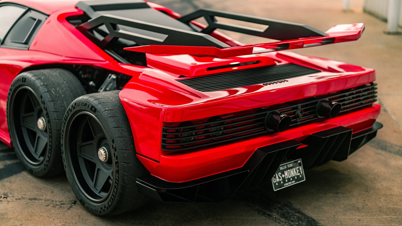 Gas Monkey Garage Six-Wheeled Ferrari Testarossa F6