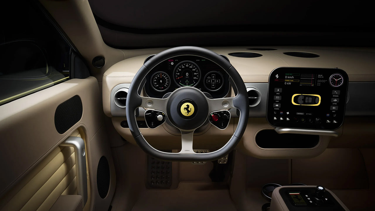 Ferrari Luce Electric Car Interior