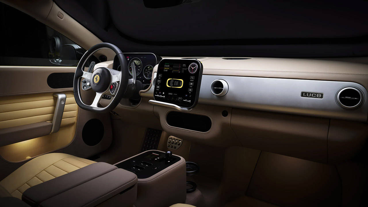 Ferrari Luce Electric Car Interior