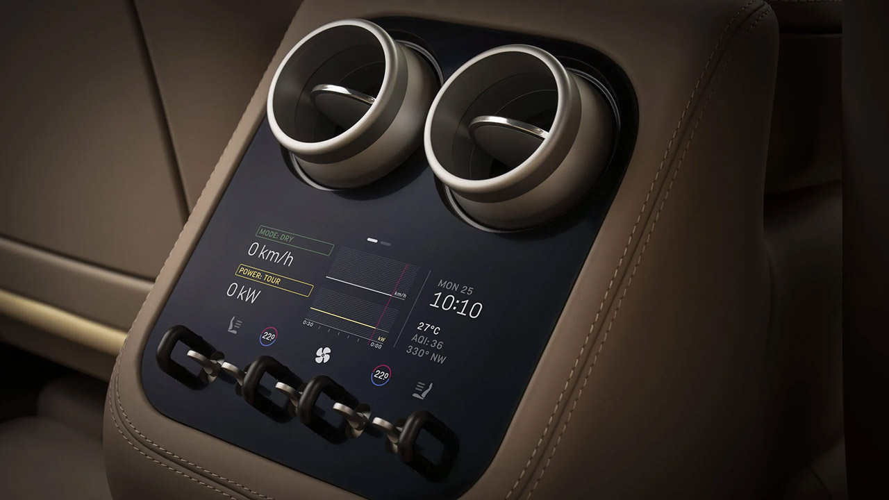 Ferrari Luce Electric Car Interior
