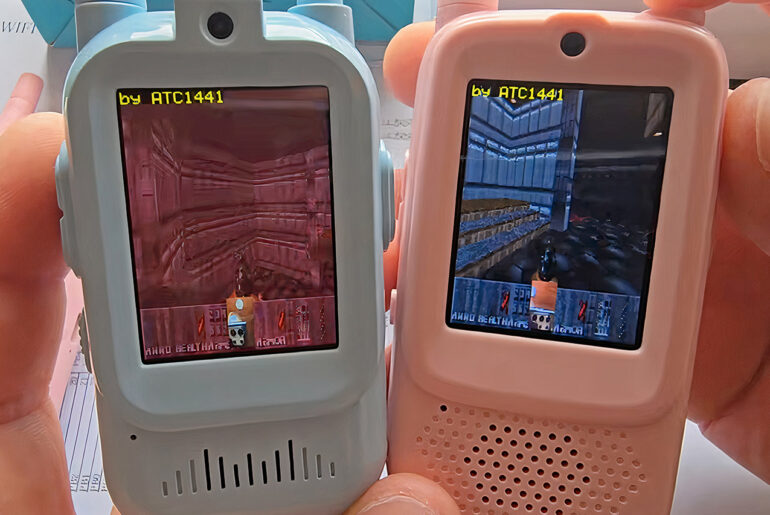 Running DOOM Video Walkie Talkie