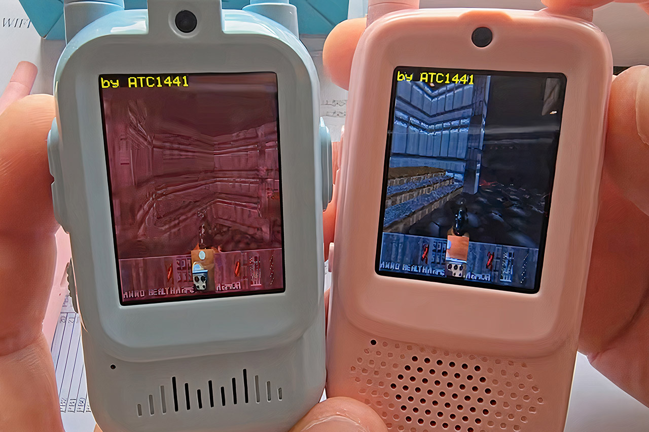 Running DOOM Video Walkie Talkie