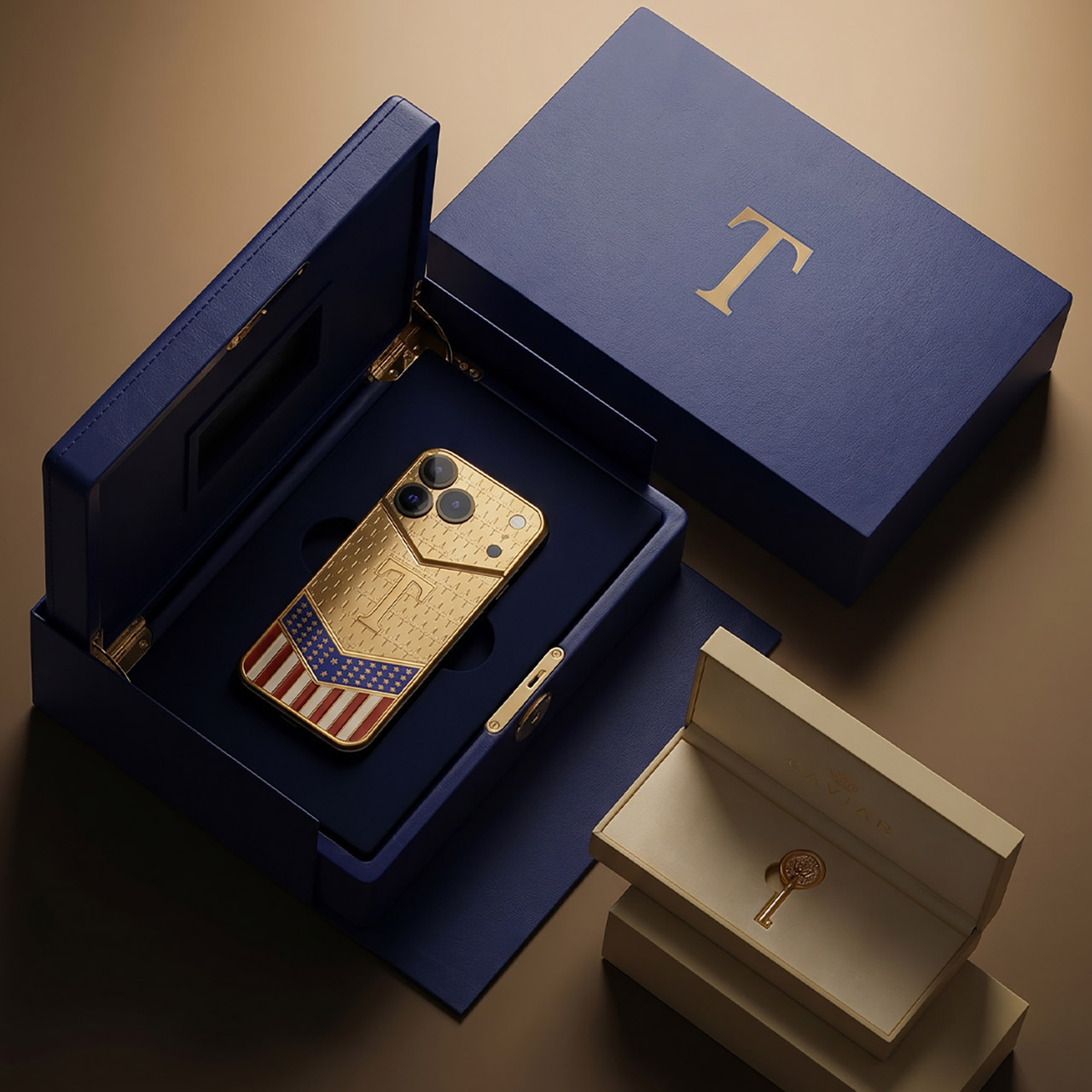 Caviar T-GREAT Trump Phone iPhone 17 Pro Max