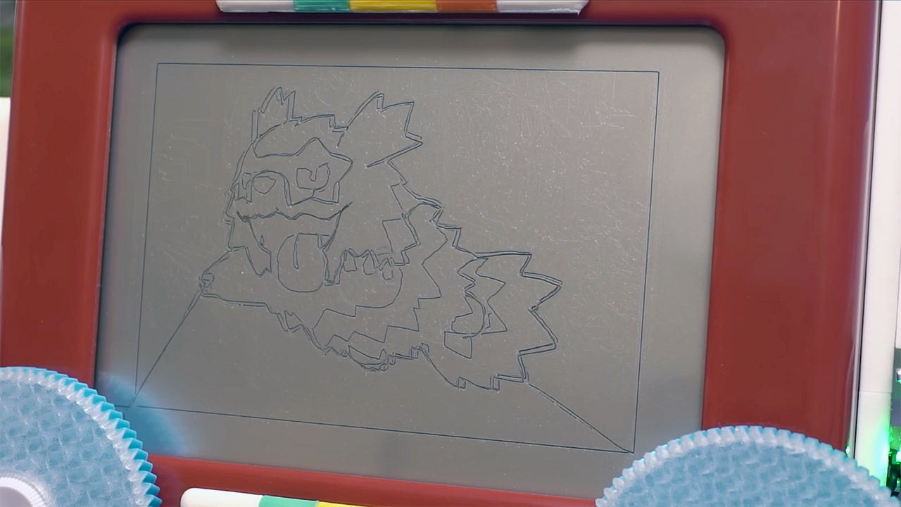 Etchbot Etch-a-Sketch Robot Portraits Video