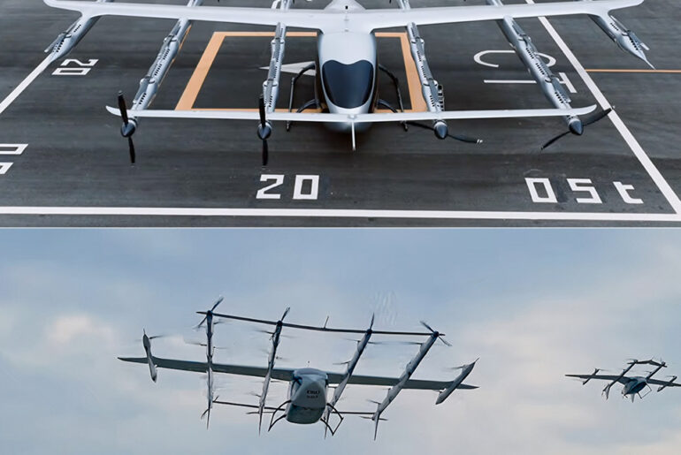 AutoFlight V5000 Matrix Largest eVTOL Formation Flight