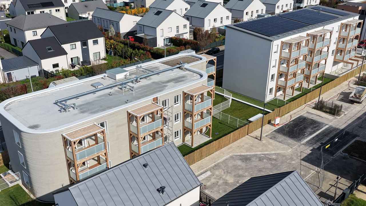 Plurial Novilia PERI 3D Construction Europe Largest 3D-Printed Apartment Building