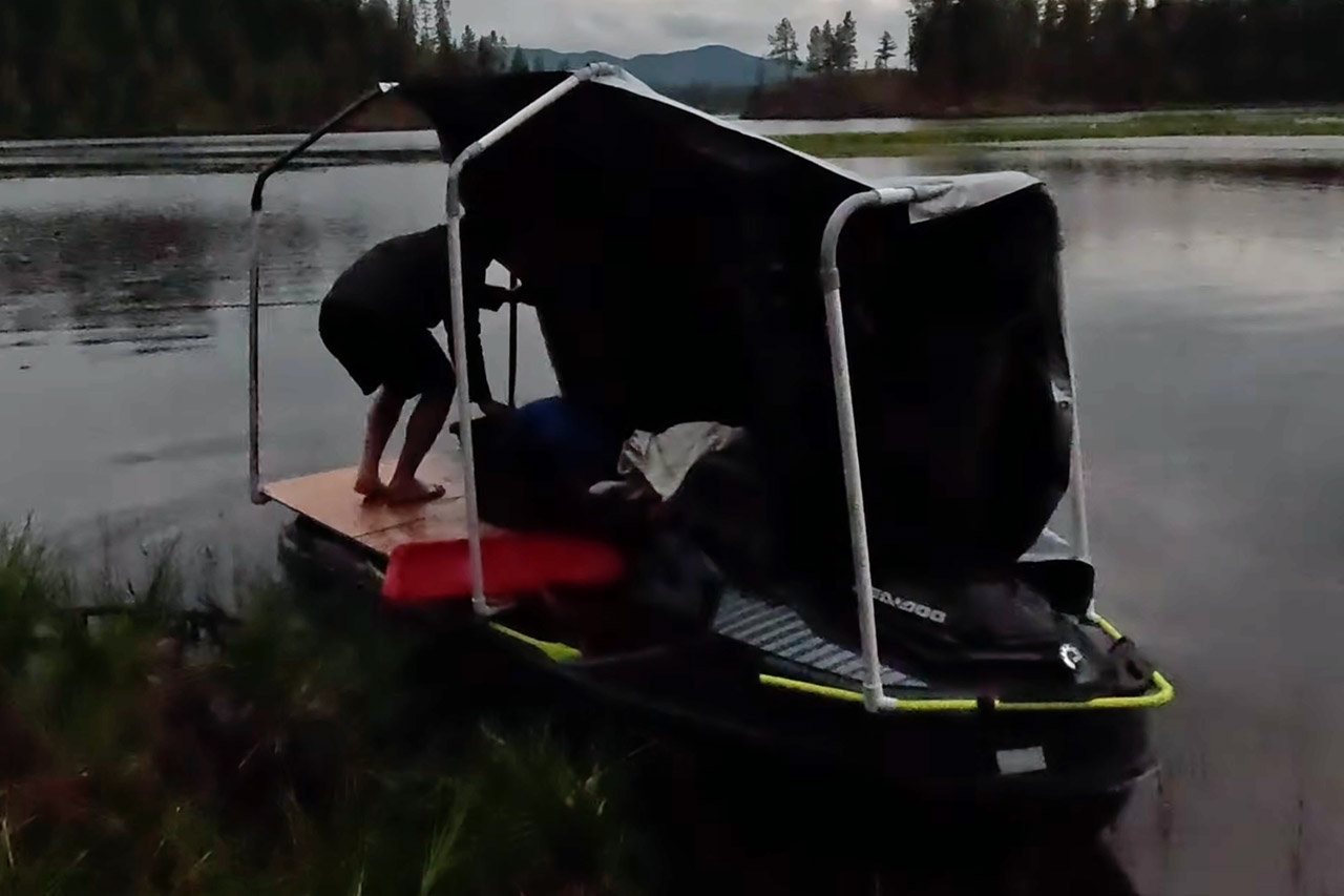 Matt Spears Jet Ski Camper Build