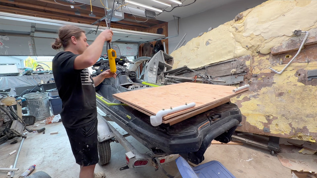 Matt Spears Jet Ski Camper Build