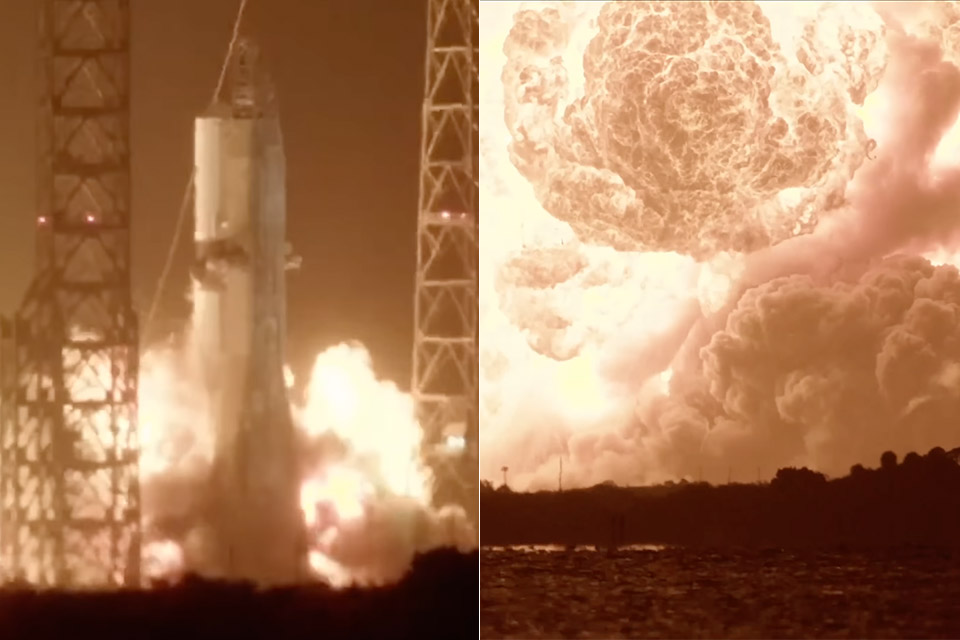 Blue Origin New Glenn Rocket Launch Explosion May 2026