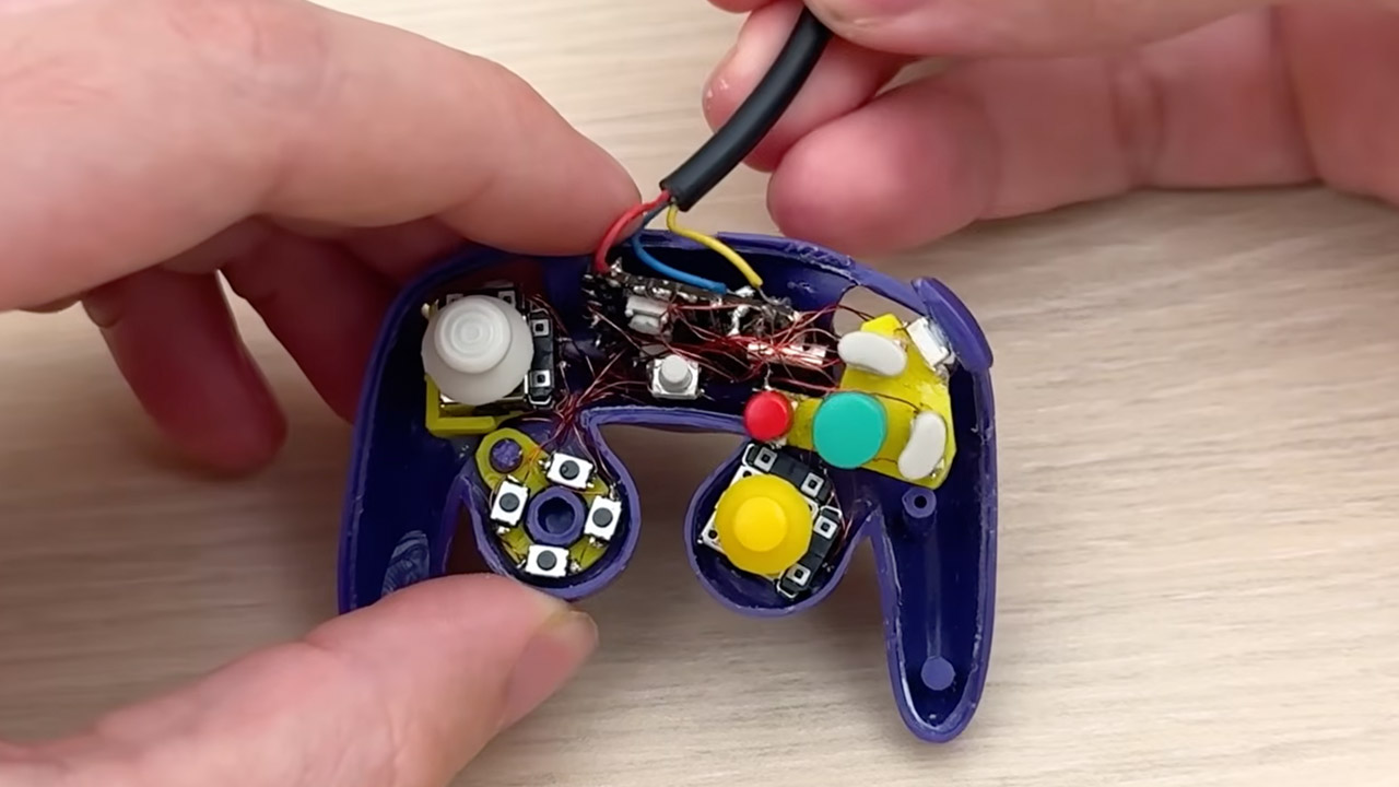 Fidget Keychain GameCube Controller Mod