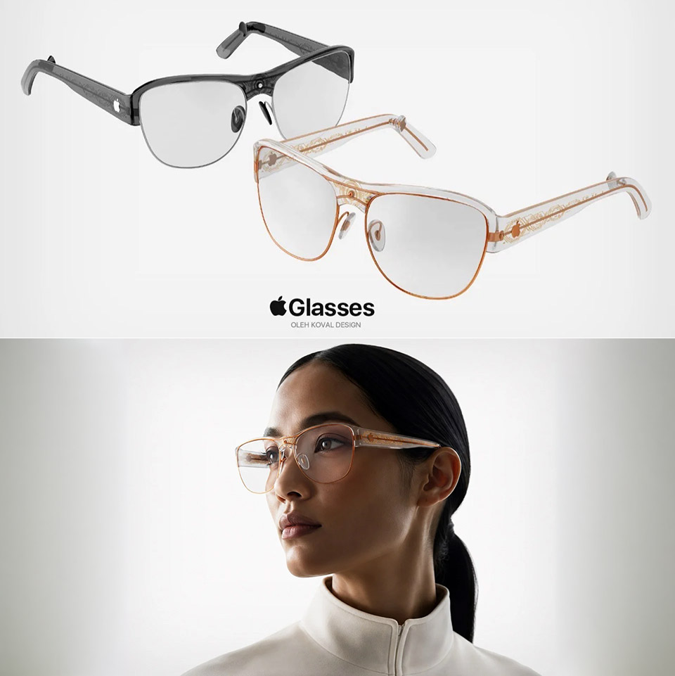 Apple Smart Glasses Render