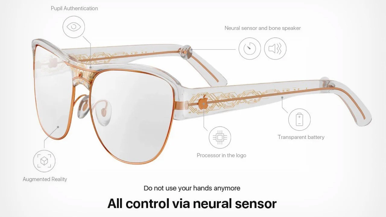 Apple Smart Glasses Render