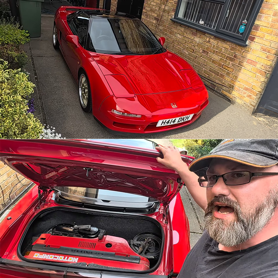 Honda Motocompo Scooter 1981 Acura NSX Trunk