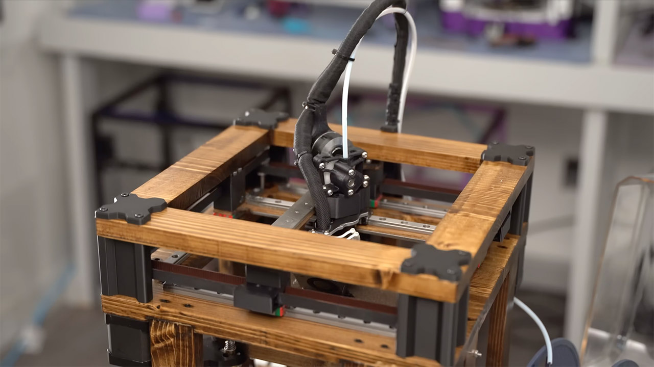 DIY Wooden 3D Printer Project Build